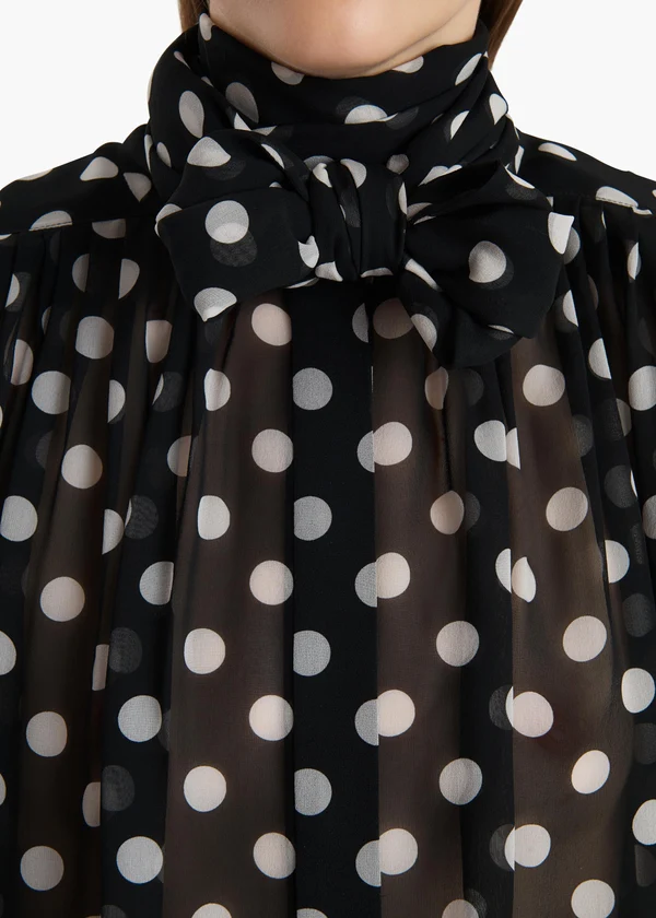 VALI TOP MEDIUM DOT BLACK 24603374 663 D