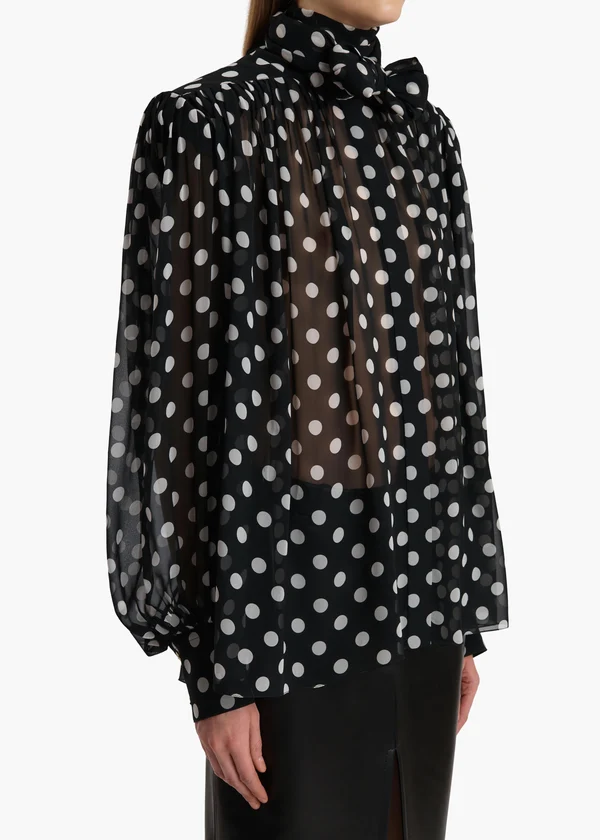 VALI TOP MEDIUM DOT BLACK 24603374 663 E