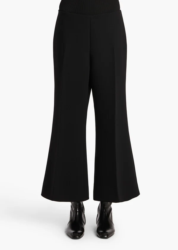 Walter Pant in Black FRONT VIEW