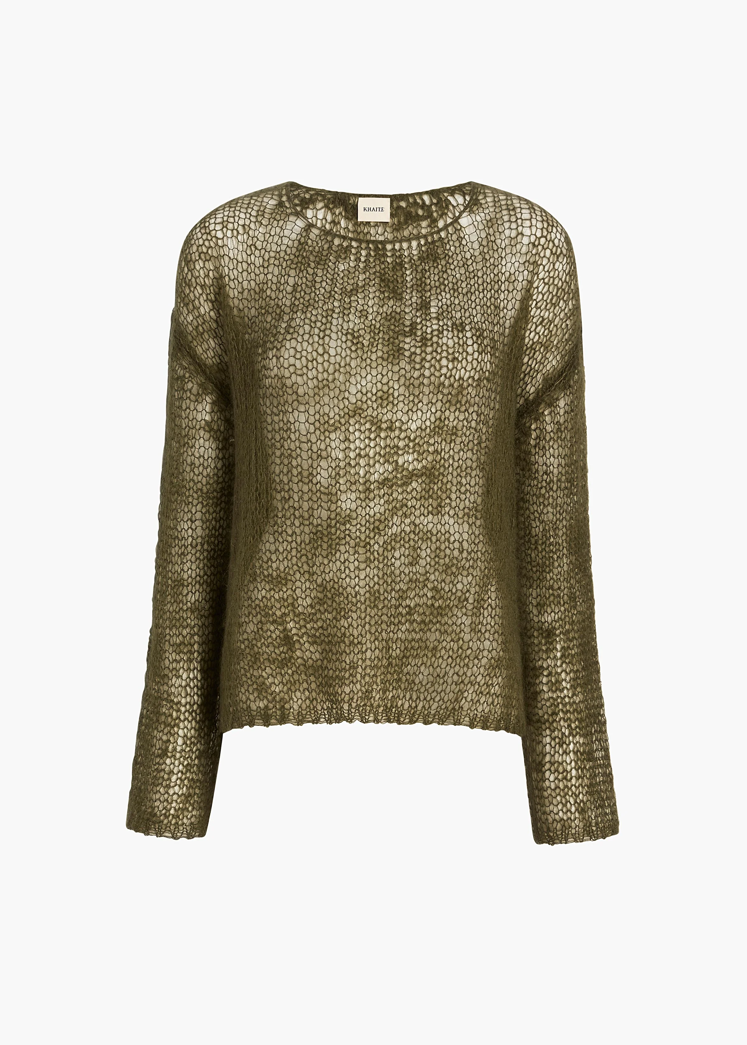 WENDY SWEATER DARK OLIVE 18300539 429 GHOST