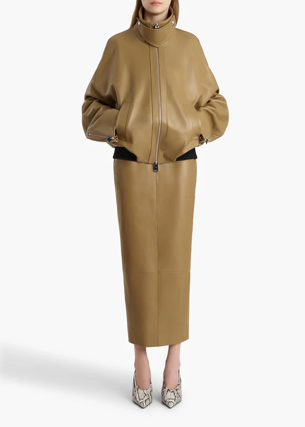 WINTON SKIRT GOLDEN OCHRE 41811304 980 A STYLED