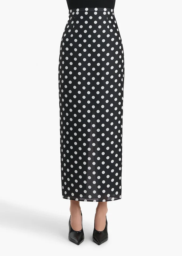 WINTON SKIRT MEDIUM DOT BLACK 41813020 663 B