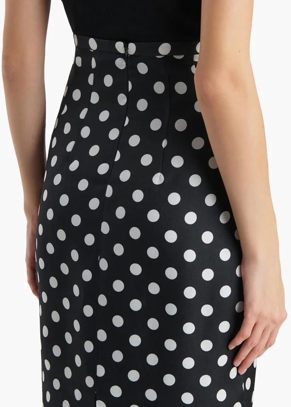 WINTON SKIRT MEDIUM DOT BLACK 41813020 663 E