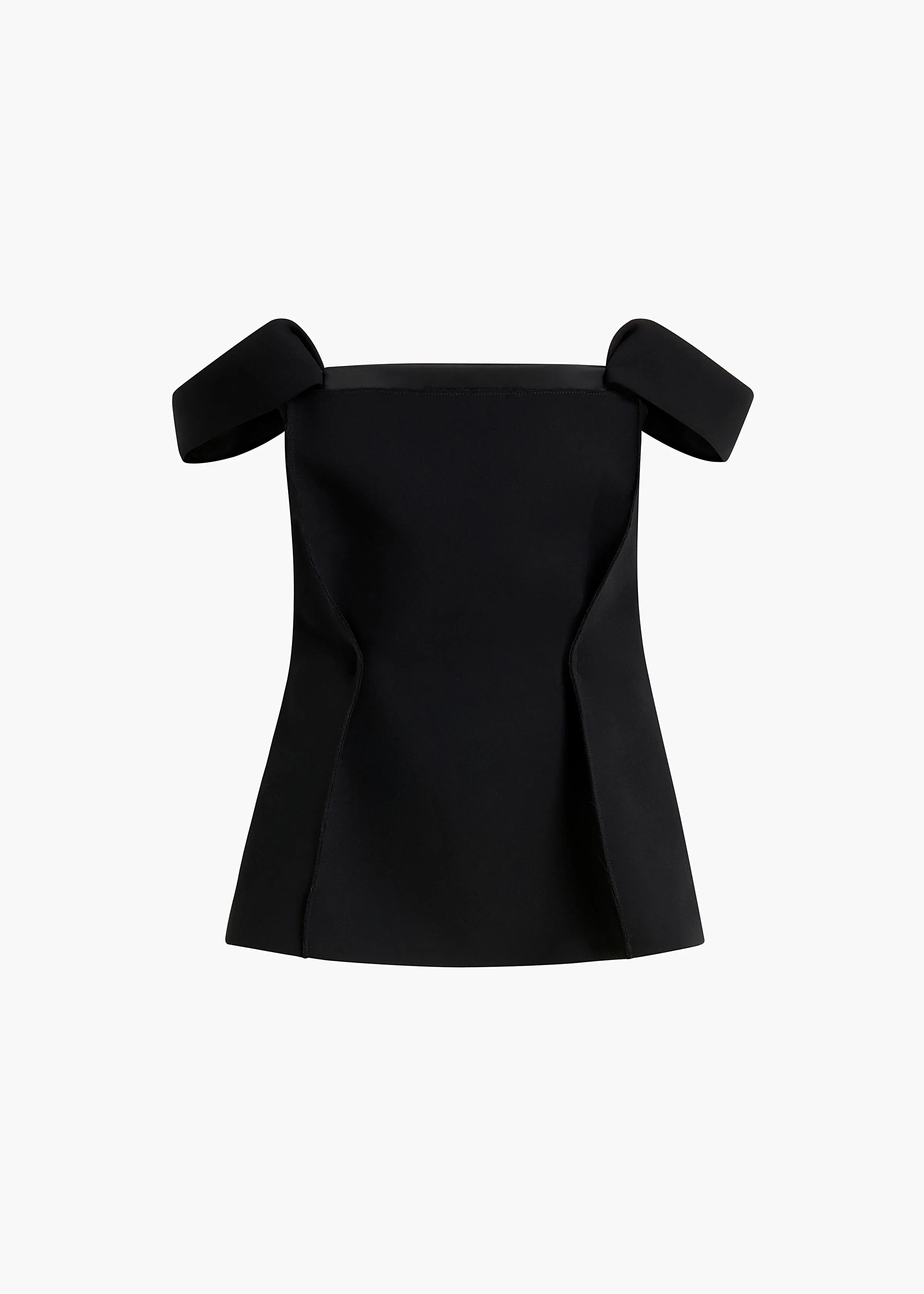 YASMINA TOP BLACK CREPE 24914114 200 GHOST