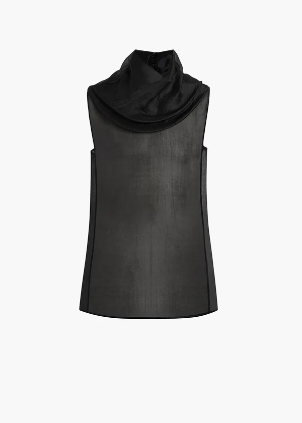 ZELDA TOP BLACK CLOUD SILK 24923031 200 GHOST
